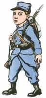  1914-1918 Soldat Dessine Drawn French soldier.jpg 